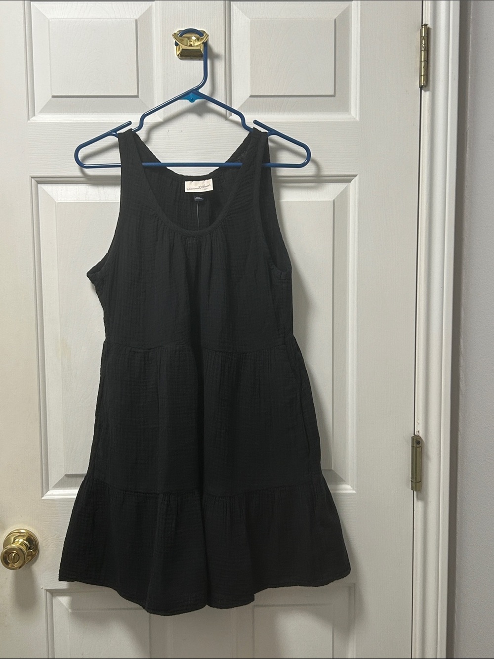 NWT Universal Thread Black Sleeveless Tiered Casual Dress Size Small